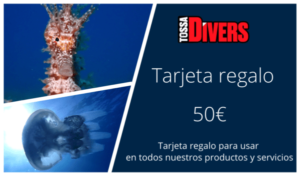Tarjetas regalo de buceo Are you looking for an exciting and unique gift for someone special? Why not consider a gift card from our diving center?